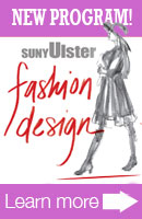 New Program! SUNY Ulster Fashion Design, learn more>>>